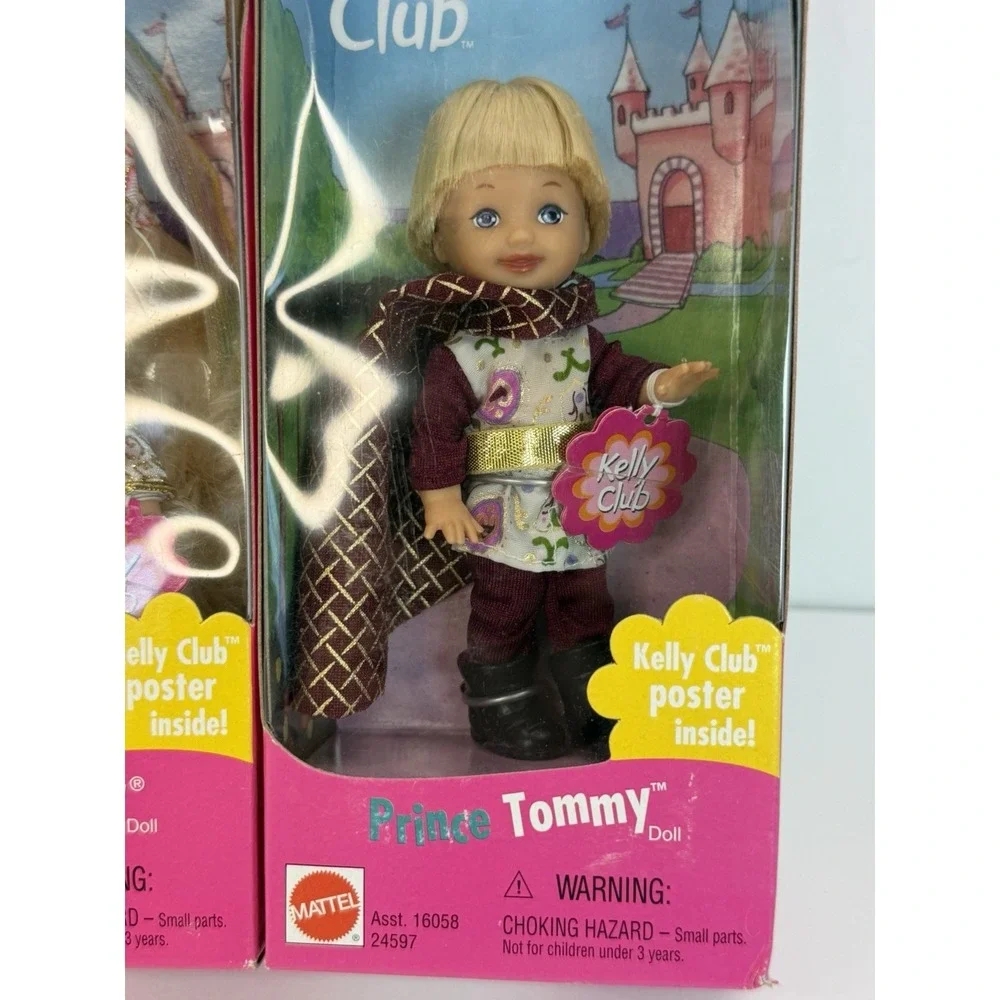 Kelly Club Dolls Princess Kelly Prince Tommy Mattel 1999 Vintage Toys Lot